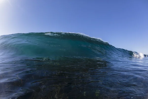 Хвиля синій риф Шаллоу — стокове фото
