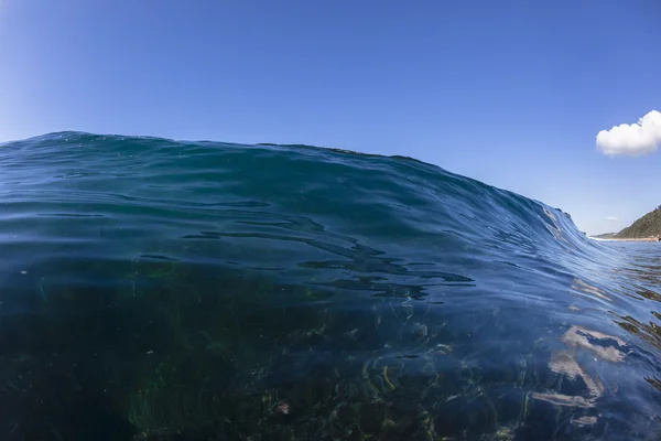 Blue Wave plavání — Stock fotografie