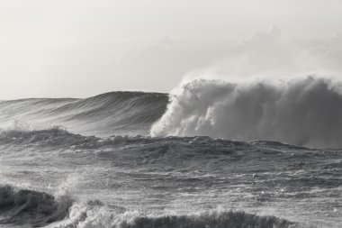 Siyah beyaz çökmesini dalga