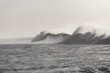 Siyah beyaz çökmesini dalga