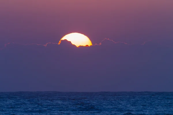 Океан солнечных облаков — стоковое фото