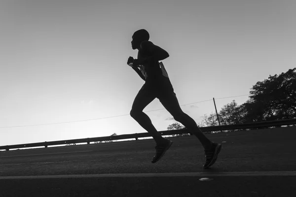 Maraton biegaczy działania — Zdjęcie stockowe