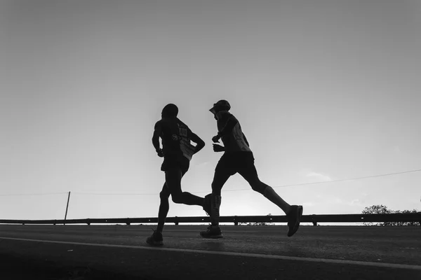 Maraton biegaczy działania — Zdjęcie stockowe