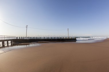 Plaj deniz su yıkama