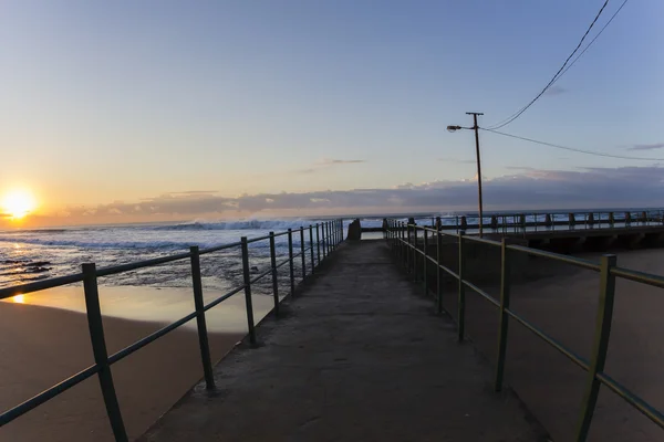 Dawn Tidal Piscina Onde Colori — Foto Stock