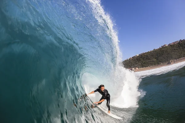 Surf dentro de acción —  Fotos de Stock