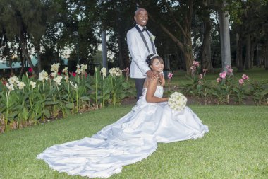 Wedding Groom Bride Portrait