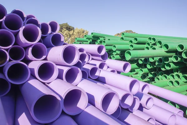 Pipes Colors Closeup — Stock Photo, Image