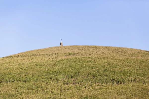 Hillside Beacon Marker bitkileri manzara — Stok fotoğraf