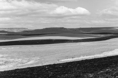 Manzara kırsal ateş Yakılan