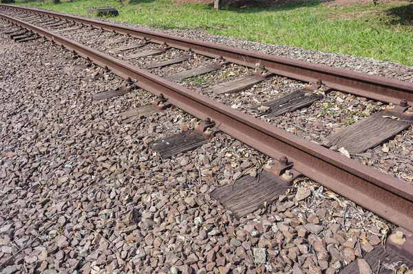 Demiryolu hattı parçaları — Stok fotoğraf