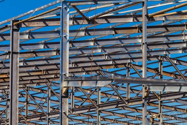 Building Steel Beam Structure — Stock Photo, Image