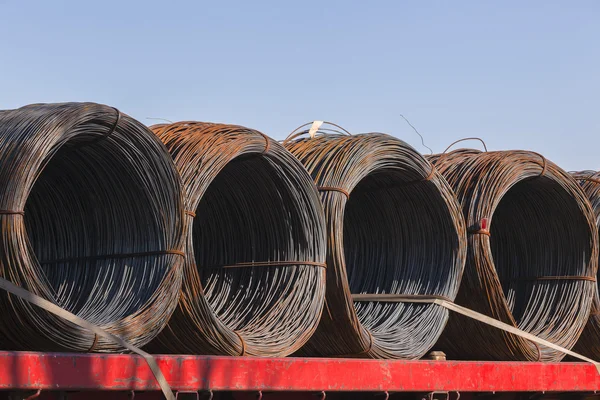 Steel Wire Rolls — Stock Photo, Image