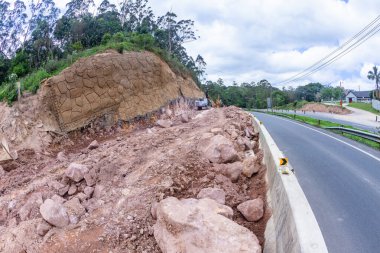 İnşaat endüstriyel karayolu genişlemesi müteahhitlerin yarı hazırlık dünya işleri