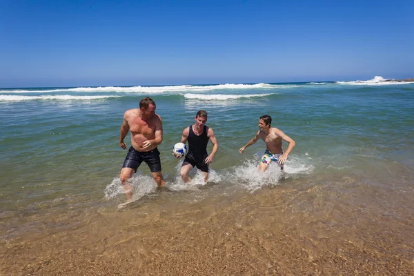 Família praia férias — Fotografia de Stock