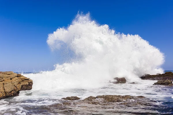 海洋波爆発水 — ストック写真