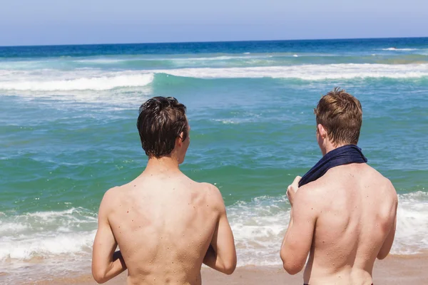 Boys Teen Beach — Stock Photo, Image