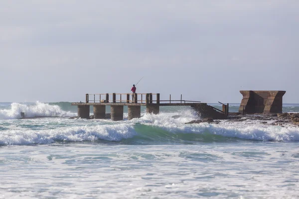 Fisherman Pier Jetty Ocean — Stock Photo, Image