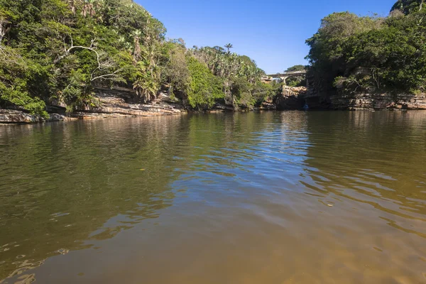 Praia Lagoa Paisagem — Fotografia de Stock