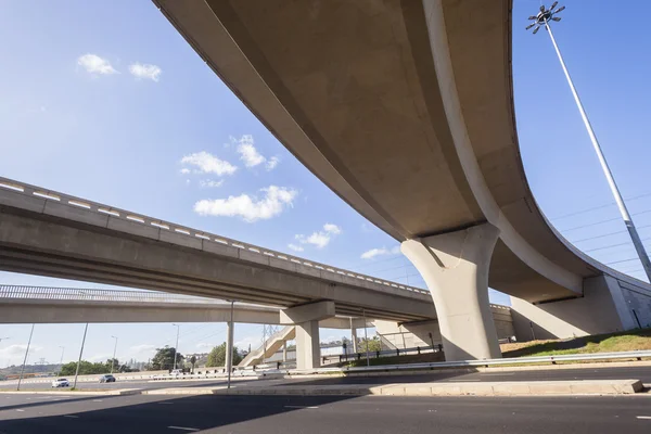 新しい道路の高速道路のジャンクション — ストック写真