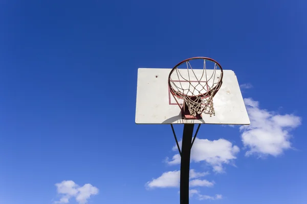 Basketball  Net  Outside — Stock Photo, Image