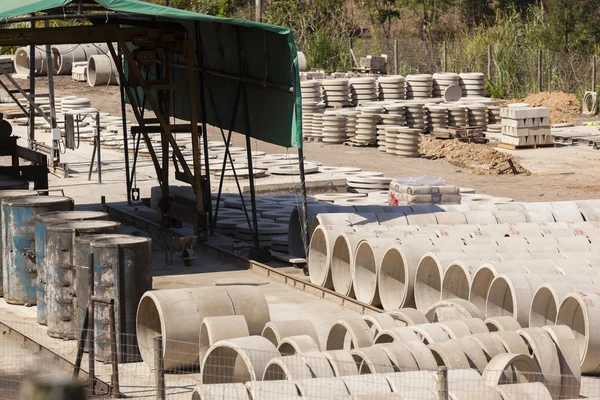 Csövek betontermék — Stock Fotó