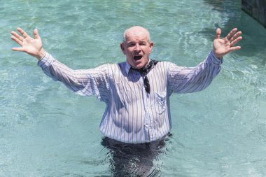 İşadamı yaz tatili