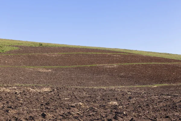Farm Plowed Earth — Stock Photo, Image