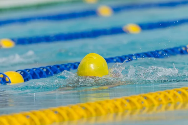 Schwimmer-Aktion — Stockfoto