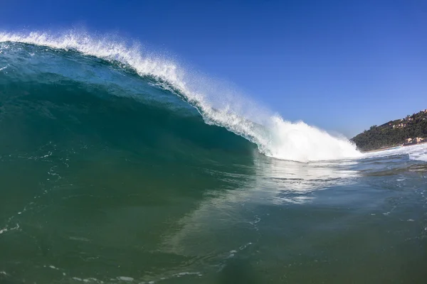 Onda Oceano de natação — Fotografia de Stock