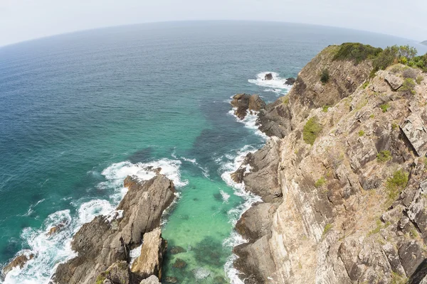 Ocean Waters Rocky Cliffs — Stock Photo, Image