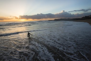 Sörfçü Beach okyanus