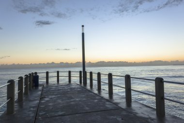 Pier deniz manzara