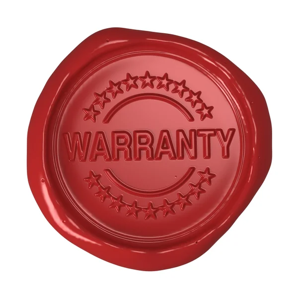 Wax seal - Warranty — Stock Photo, Image