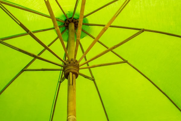 Green umbrella — Stock Photo, Image