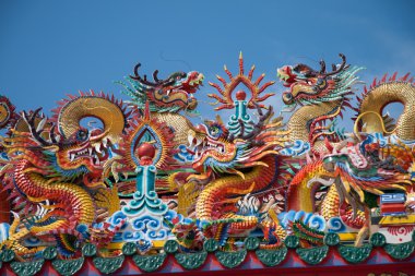 Çince ejderha heykeli Tayland