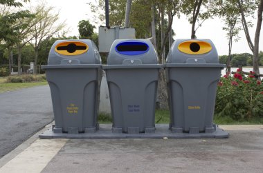 Depo gözleri, geri dönüşüm parkta