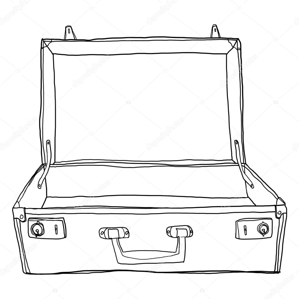 Download Vintage Luggage & Suitcases Travel Open is empty cute ...