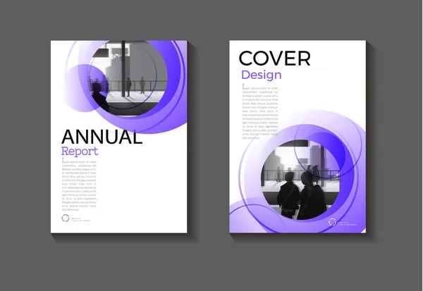 Cover Lila Abstrakter Hintergrund Modernes Design Modernes Buchcover Broschüre Covervorlage — Stockvektor