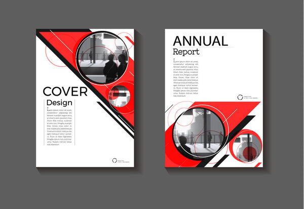 cover red abstract background modern design modern book cover Brochure cover  template,annual report, magazine and flyer layout Vector a4