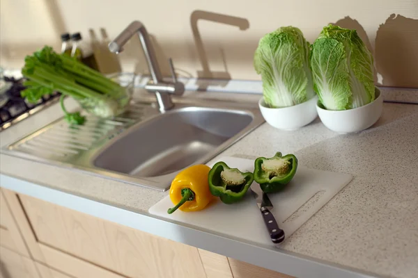 Kitchen macro photo — Stock Photo, Image