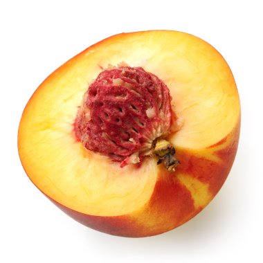 Şeftali makro fotoğraf kesmek