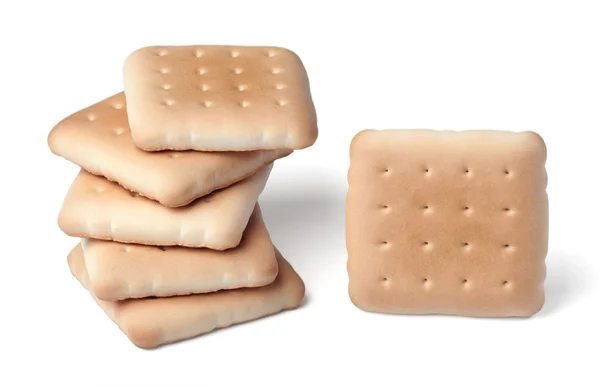 Lean cookies on white — Stock Photo, Image