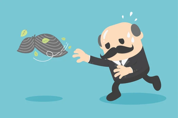 Saç dökülmesi koşan kel adam