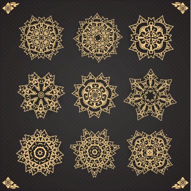 Tasarım öğeleri grafik üzerinde sorunsuz backgro izole Tay tasarım
