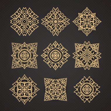 Tasarım öğeleri grafik Tay tasarım, soyut sorunsuz 