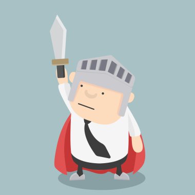 şişman işadamı kılıç