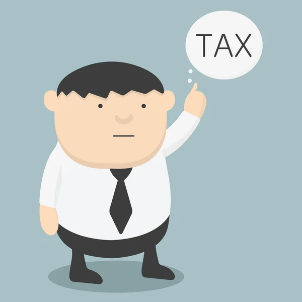 Biznes podatki w polu tekstowym — Wektor stockowy