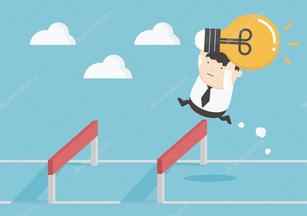 Businessman Jumping Over Hurdle Stock Vector Image by ©wittaya2499 #74071035 Businessman Jumping Over Hurdle Stock Vector Image by ©wittaya2499 #74071035