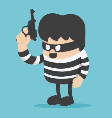 hırsız bir silah var